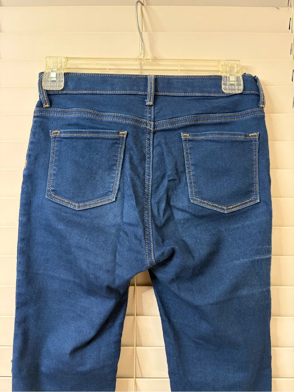 Old Navy Girls 14 Jeggings Blue Denim Stretch Skinny Jeans Pants Kids Dark Wash